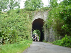 Duffryn Terrace road bridge, Wattsville, August 2012